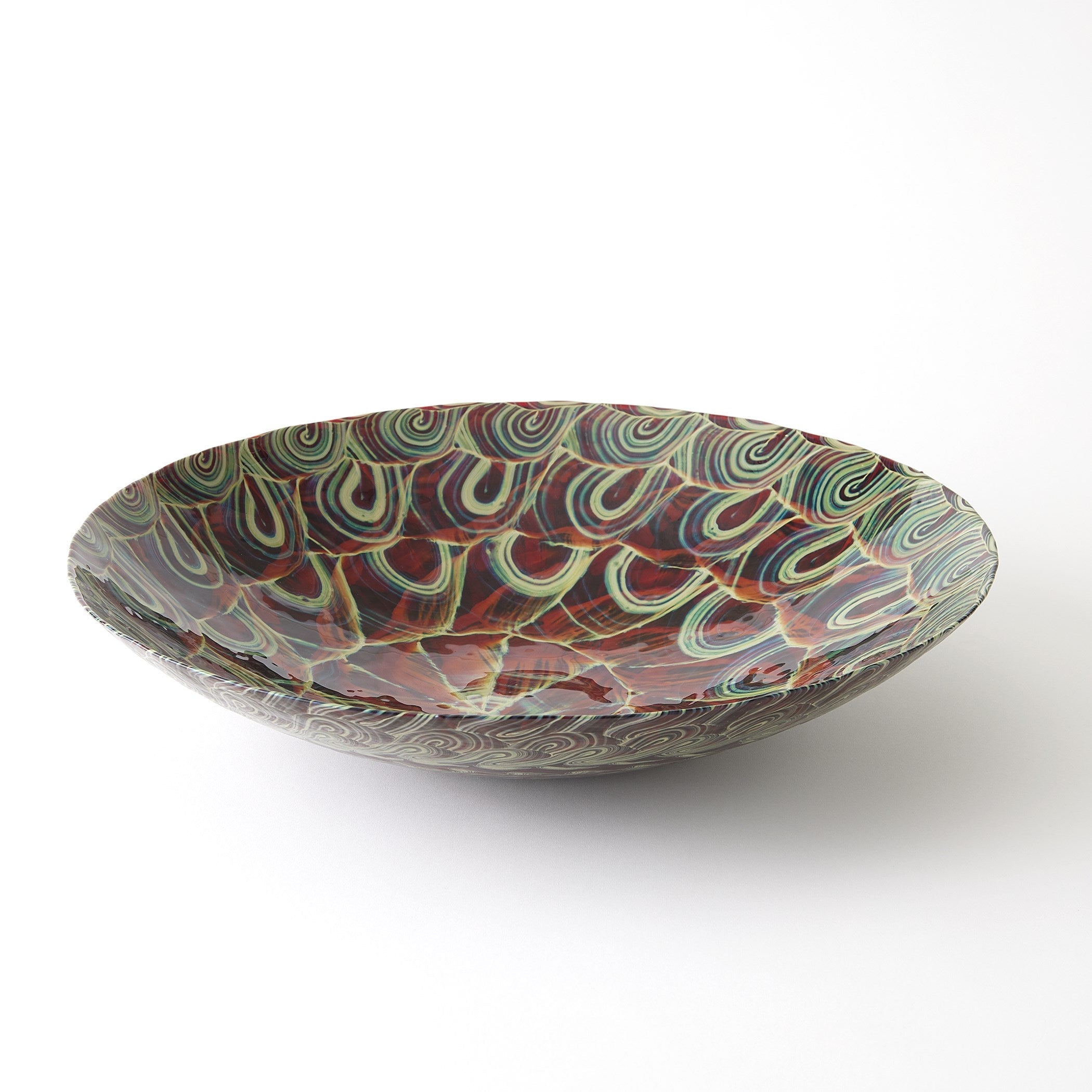 Global Views Plum Kaleidoscope Centerpiece