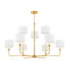 Hudson Valley Lighting Paramus 8 Light 48 inch Chandelier Ceiling Light