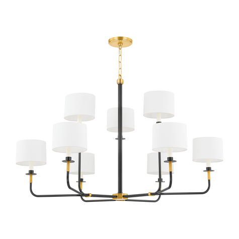 Hudson Valley Lighting Paramus 8 Light 48 inch Chandelier Ceiling Light