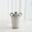 Global Views Volcan Grey Reactive Green Handled Jars