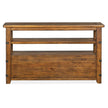 Magnussen Home Chesterfield Farmhouse Timber Rectangular Sofa Table