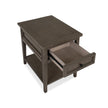 Magnussen Home Paxton Place Dovetail Grey Rectangular End Table