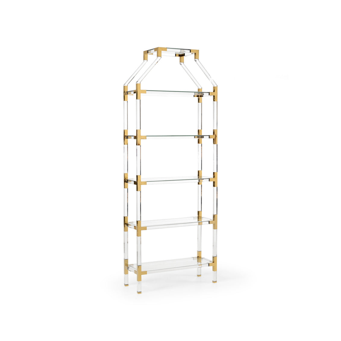 Chelsea House Gainsboro Brass Etagere