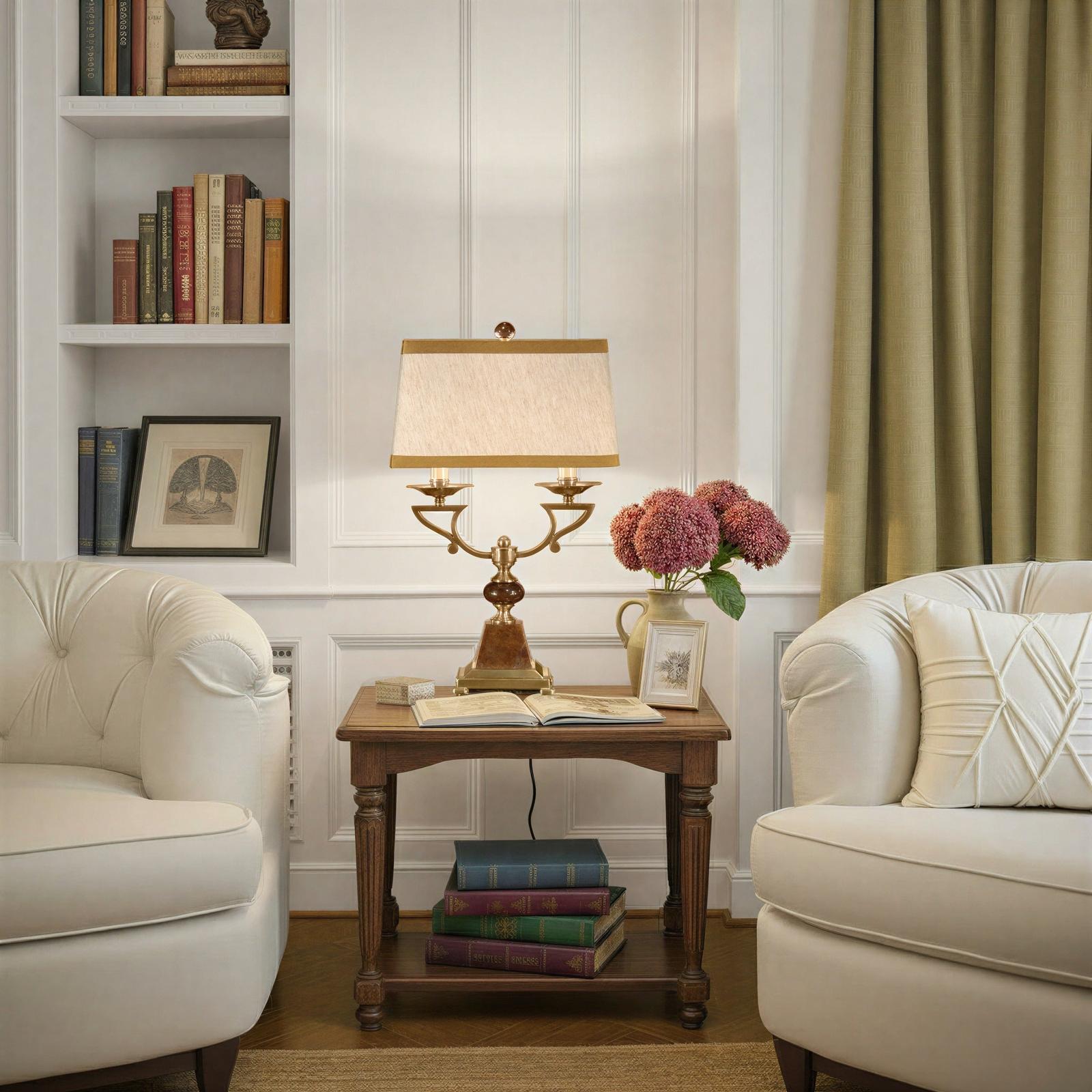 Wildwood Double Candle Lamp