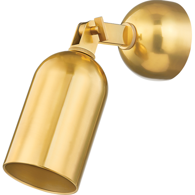 Hudson Valley Lighting Sturbridge 1 Light 4.75 inch Aged Brass Wall Sconce Wall Light