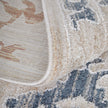 Feizy Pasha 39M8F Transitional Floral & Botanical in Ivory/Blue/Gold