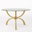 Global Views Teton Center Table - Gold