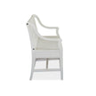 Magnussen Home Heron Cove Chalk White And Dovetail Grey Bench With Back