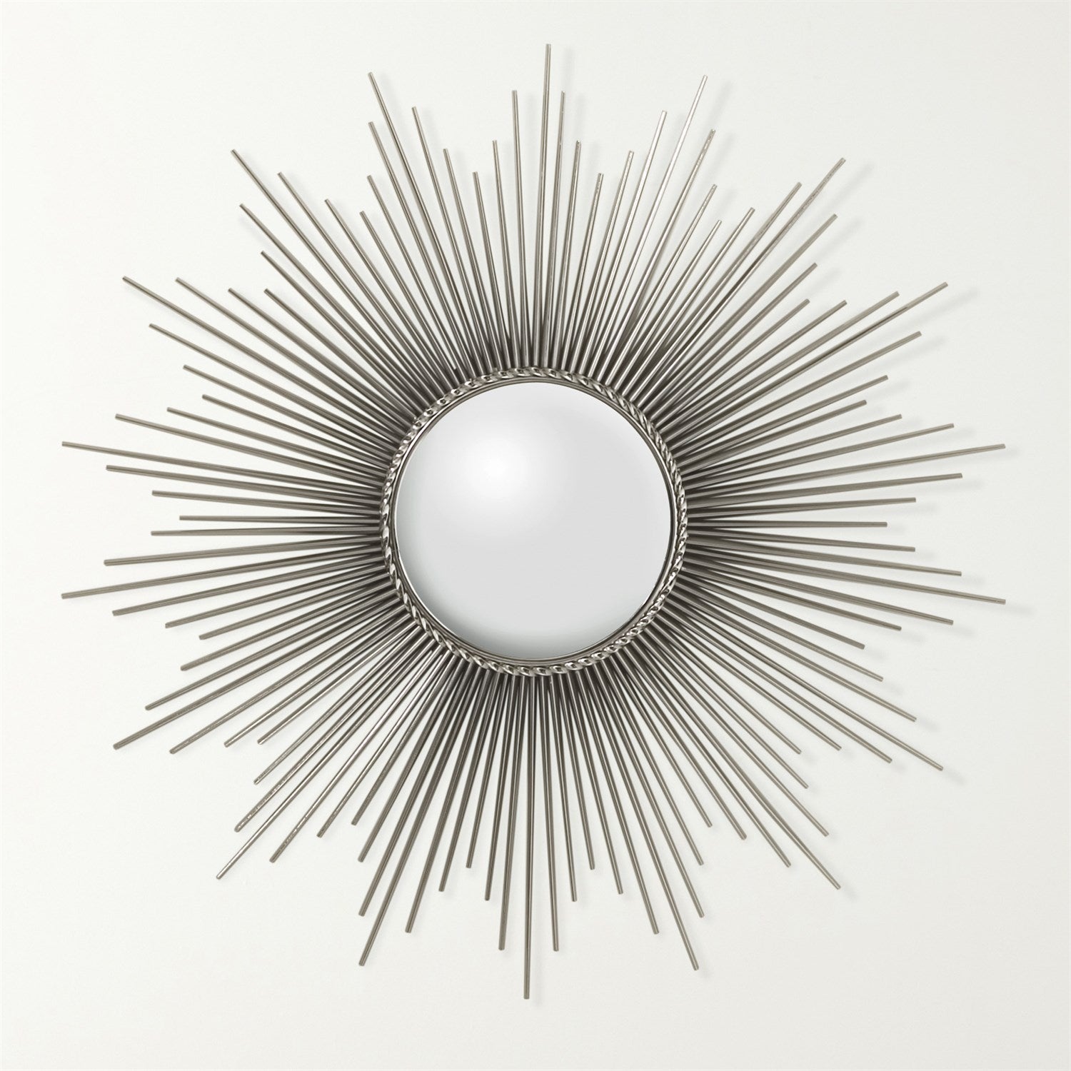 Global Views Square Beaded Burst Mirror