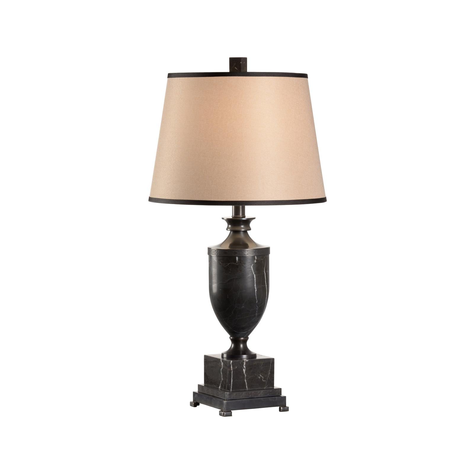 Wildwood Marble Black Urn Lamp