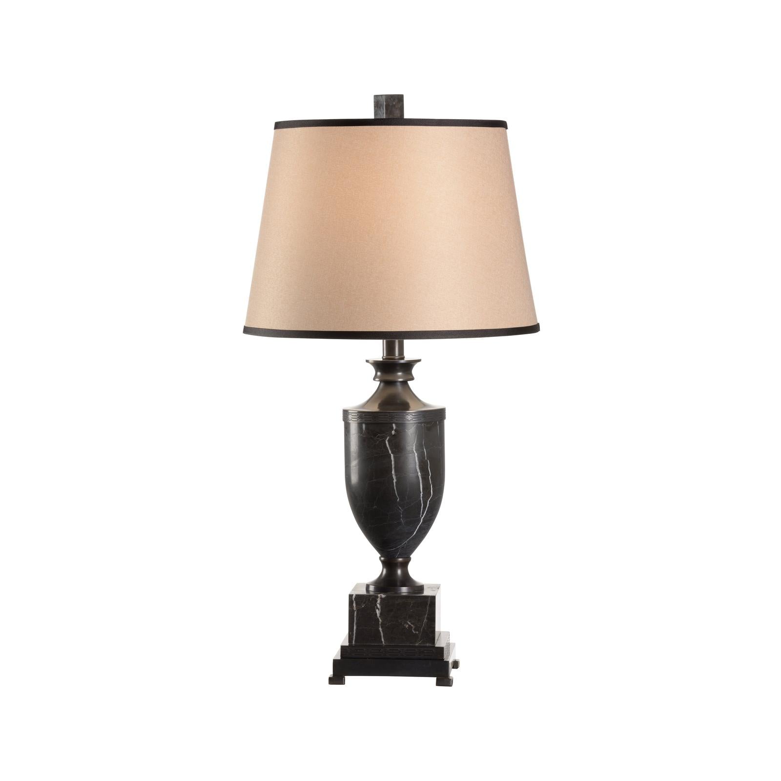 Wildwood Marble Black Urn Lamp