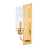 Hudson Valley Lighting Halifax 1 Light 4.25 inch Aged Brass Wall Sconce Wall Light