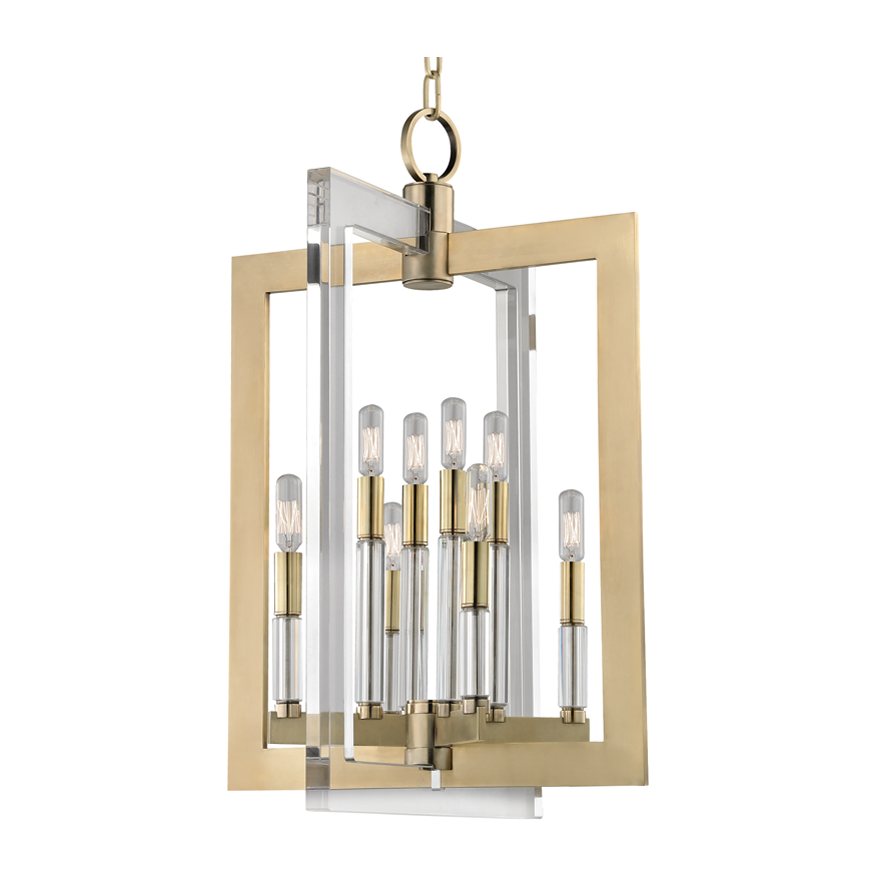 Hudson Valley Lighting Wellington 8 Light 17.5 inch Pendant Ceiling Light