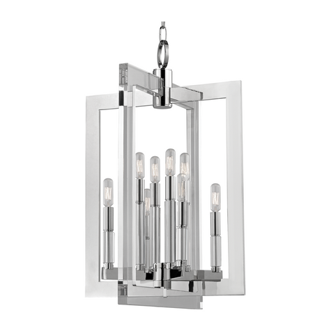 Hudson Valley Lighting Wellington 8 Light 17.5 inch Pendant Ceiling Light