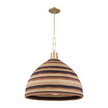 Hudson Valley Lighting Lido Beach 1 Light Aged Brass Chandelier Ceiling Light Clearance