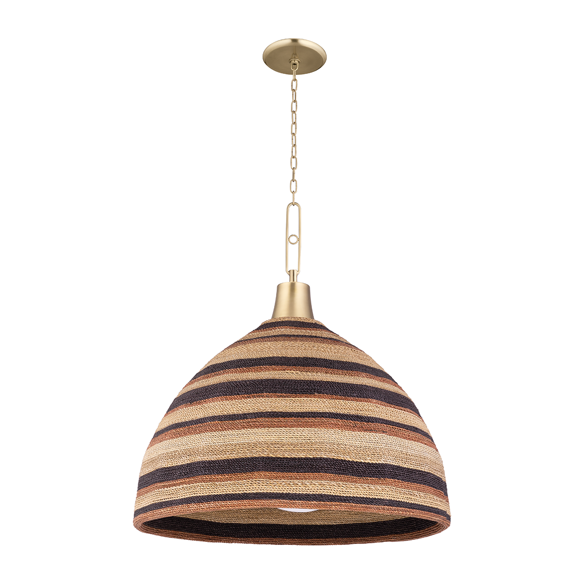 Hudson Valley Lighting Lido Beach 1 Light Aged Brass Chandelier Ceiling Light Clearance