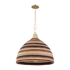 Hudson Valley Lighting Lido Beach 1 Light Aged Brass Chandelier Ceiling Light Clearance