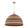 Hudson Valley Lighting Lido Beach 1 Light 40 inch Aged Brass Chandelier Ceiling Light Clearance