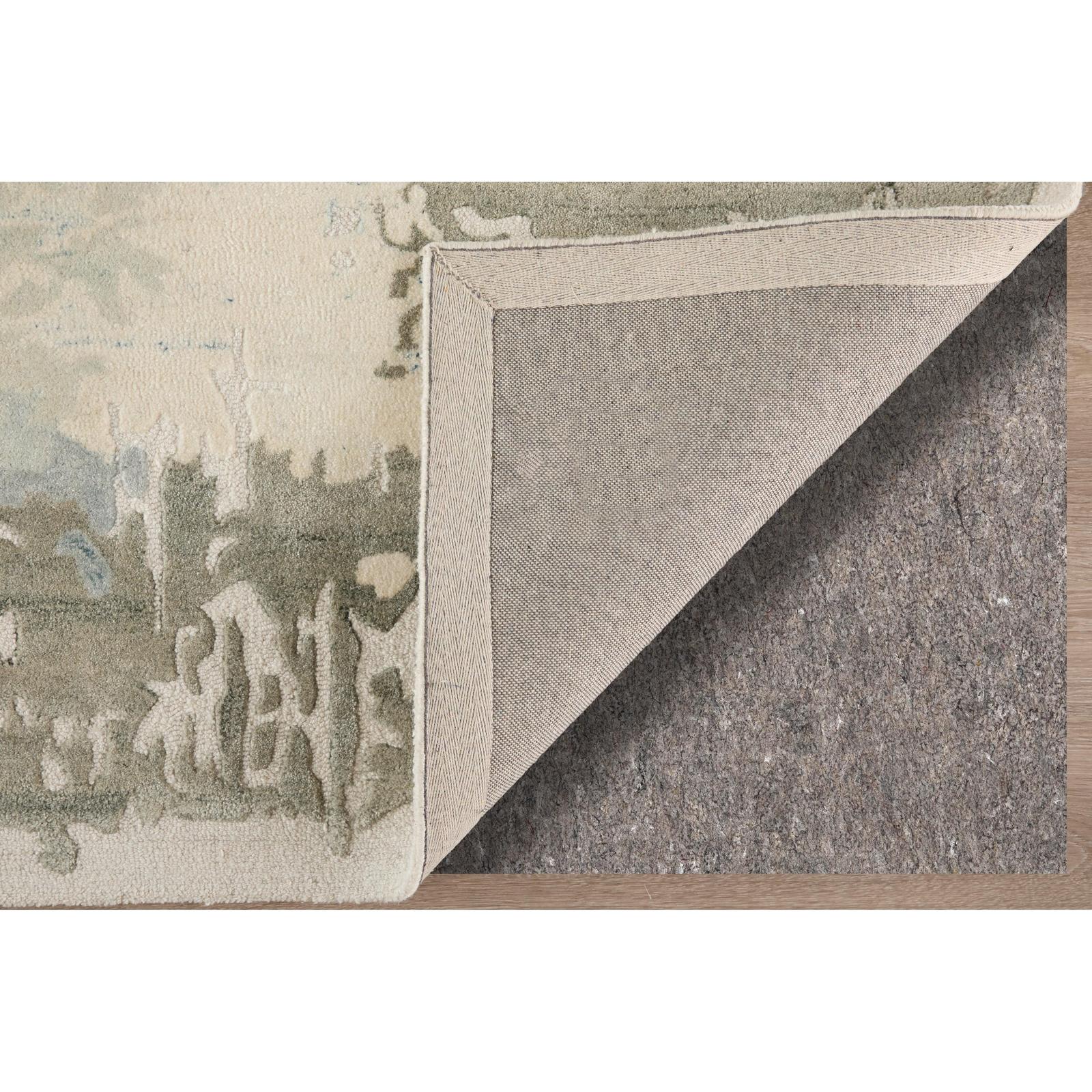 Feizy Kendall 8A62F Modern Abstract Rug in Ivory/Blue/Gray