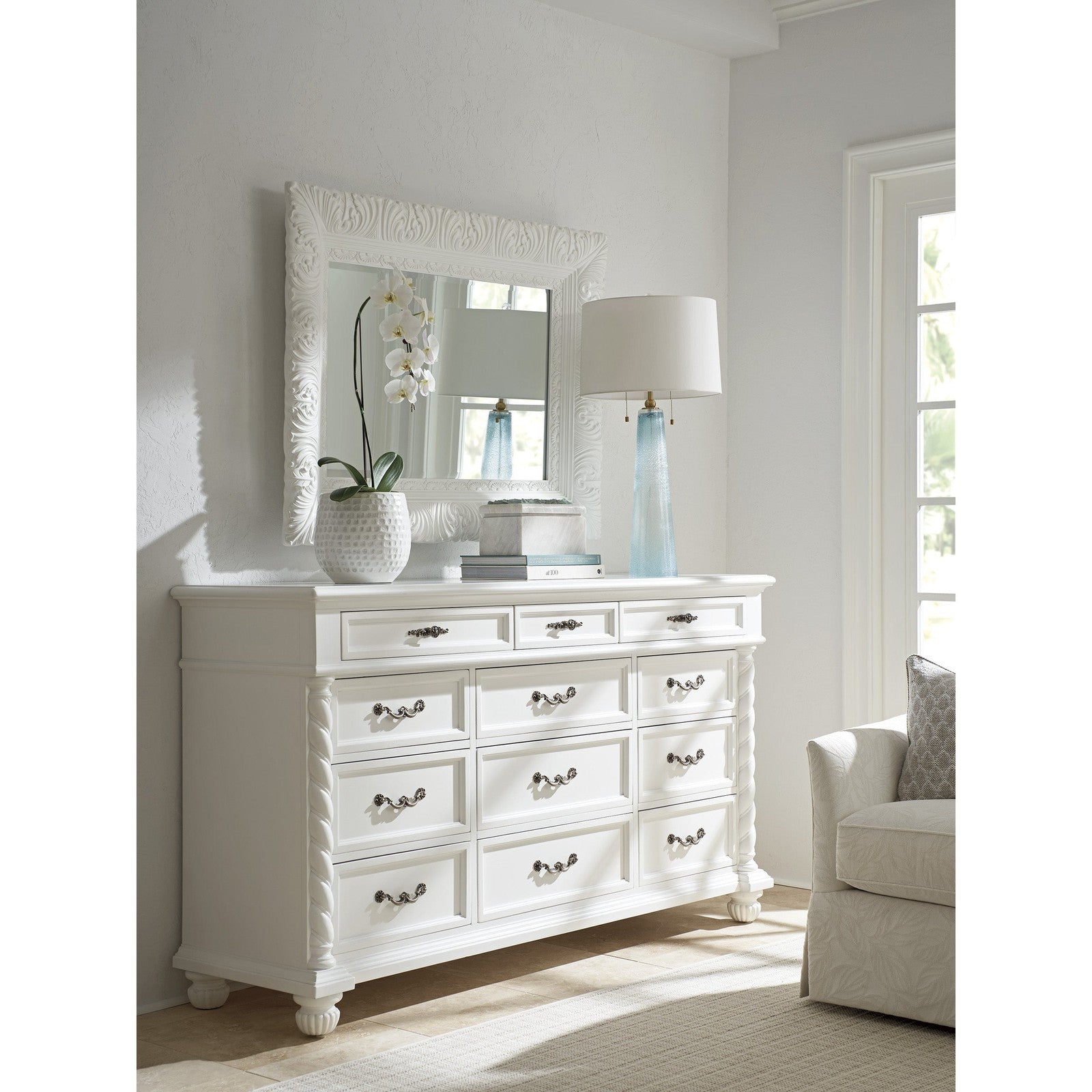 Barclay Butera Villa Blanca Aegean Triple Dresser