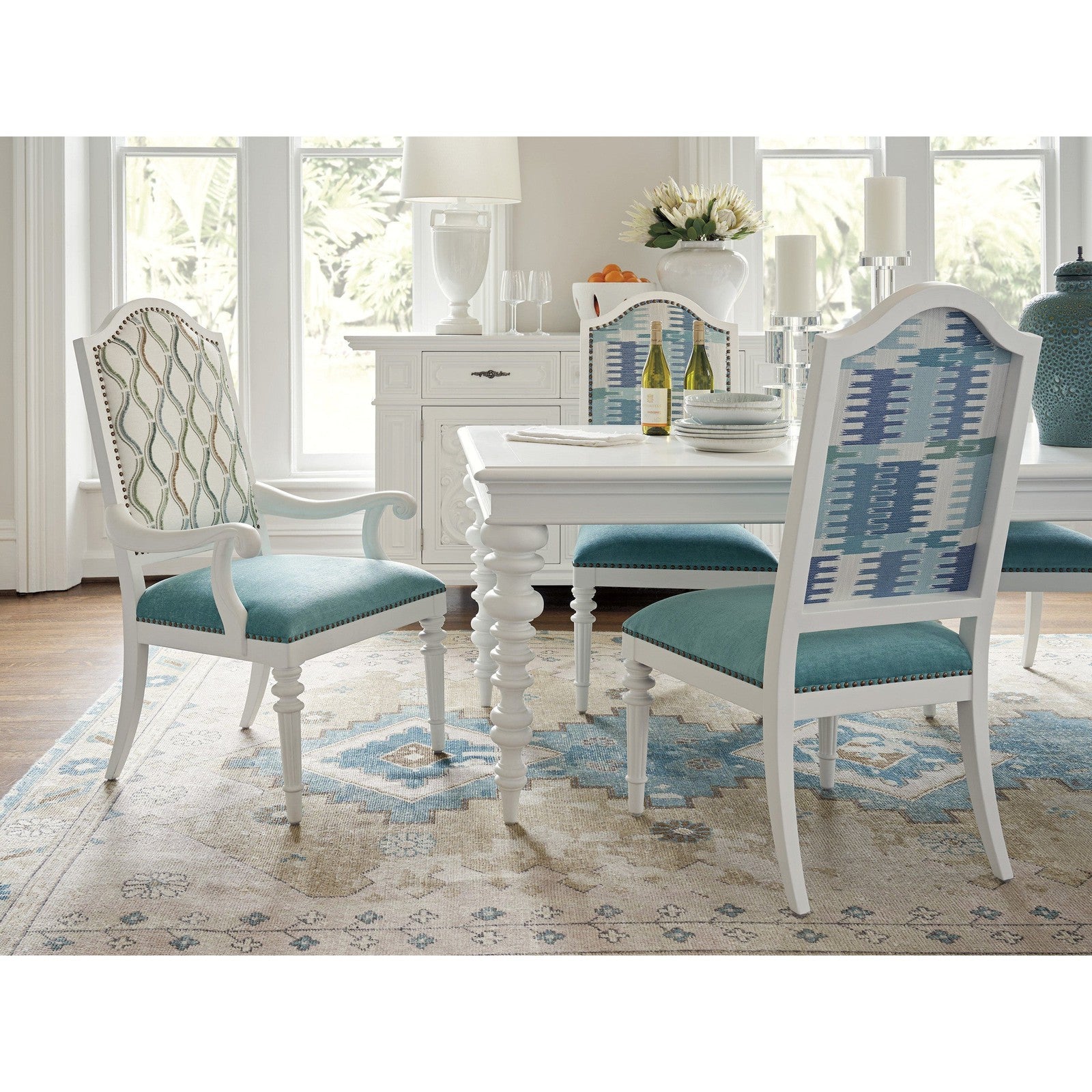 Barclay Butera Villa Blanca Corsica Upholstered Arm Chair