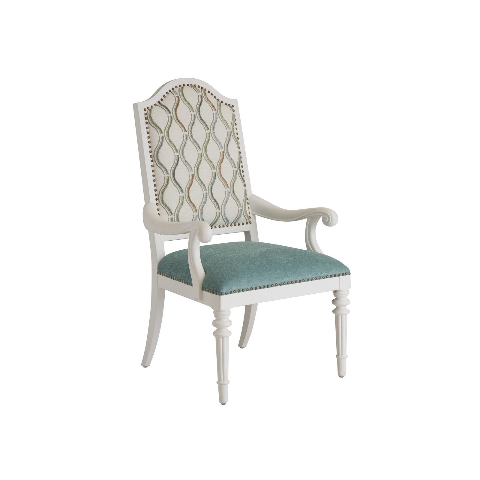 Barclay Butera Villa Blanca Corsica Upholstered Arm Chair