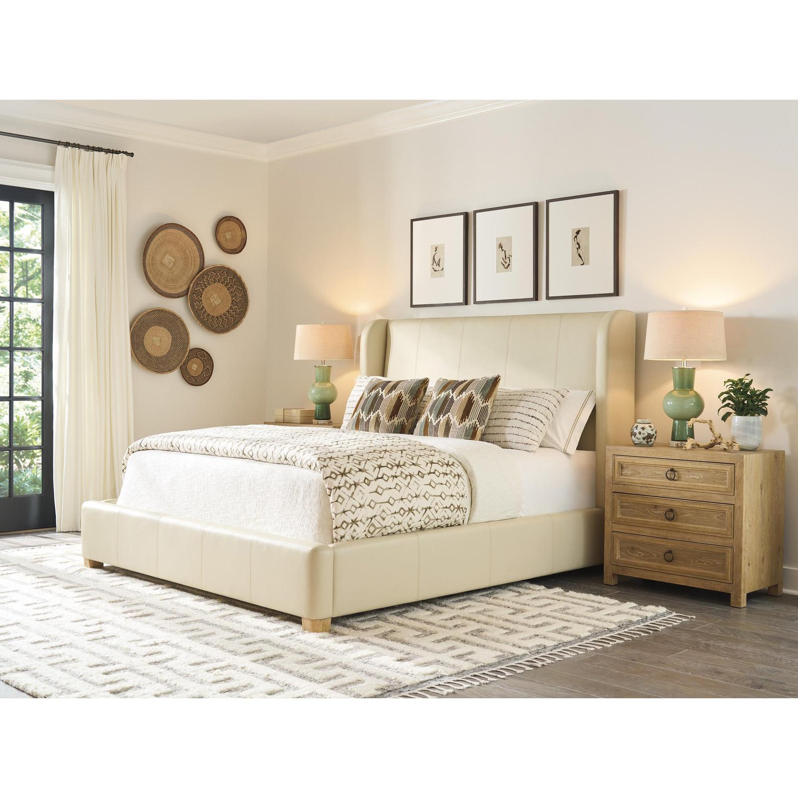 Barclay Butera Montecito Summerland Leather Bed
