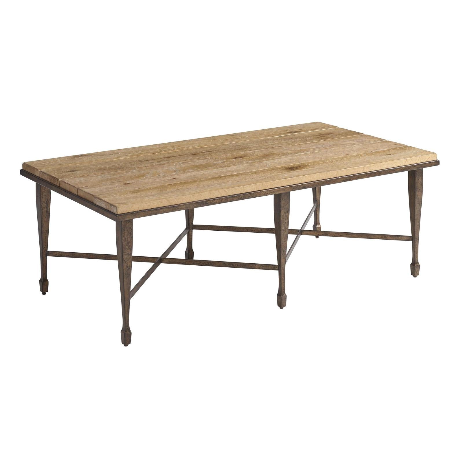 Barclay Butera Montecito Catalonia Rectangular Metal Cocktail Table