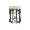 Barclay Butera Montecito Lowery Round Metal Accent Table