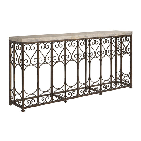Barclay Butera Montecito Fletcher Metal Console Table