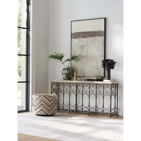 Barclay Butera Montecito Fletcher Metal Console Table