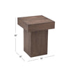 BMC Padula Brown Oak End Table