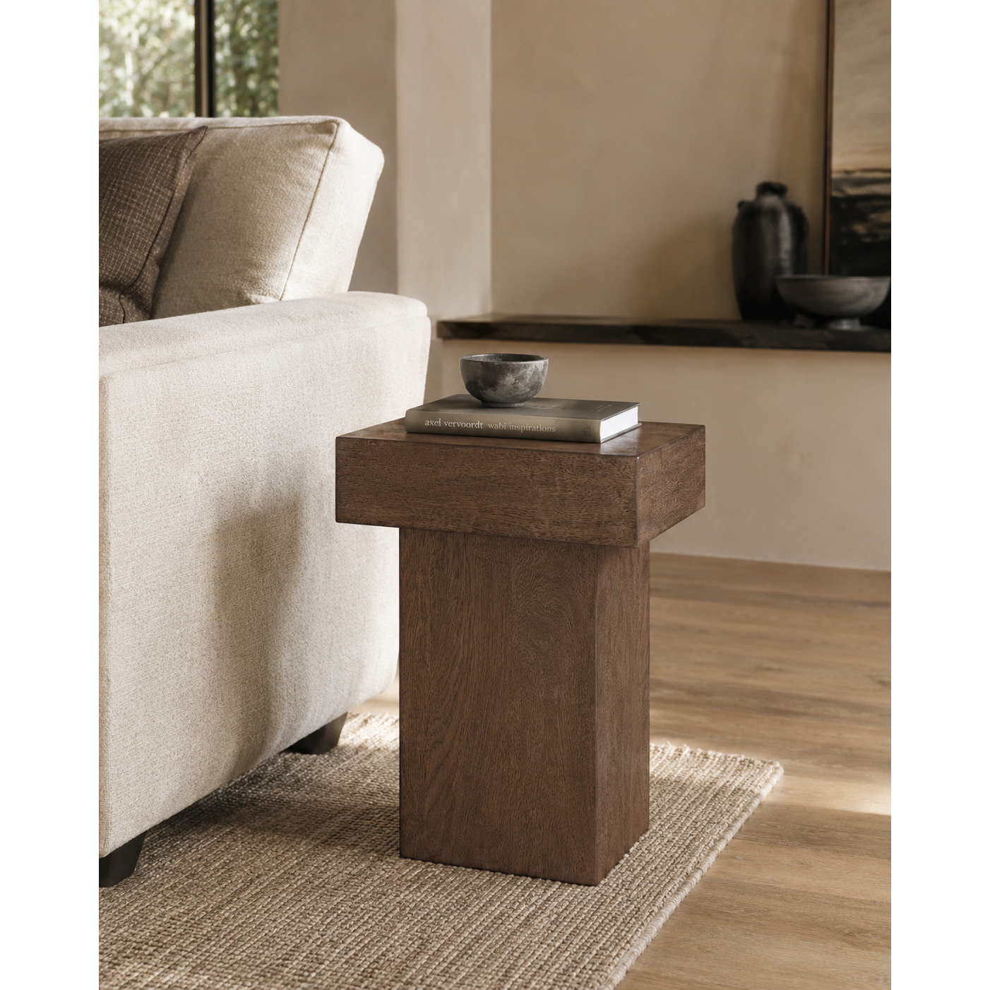 BMC Padula Brown Oak End Table