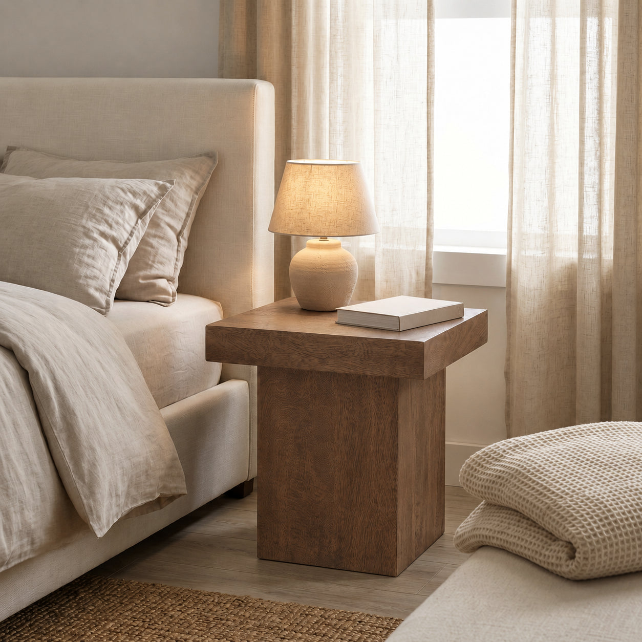 BMC Padula Brown Oak End Table