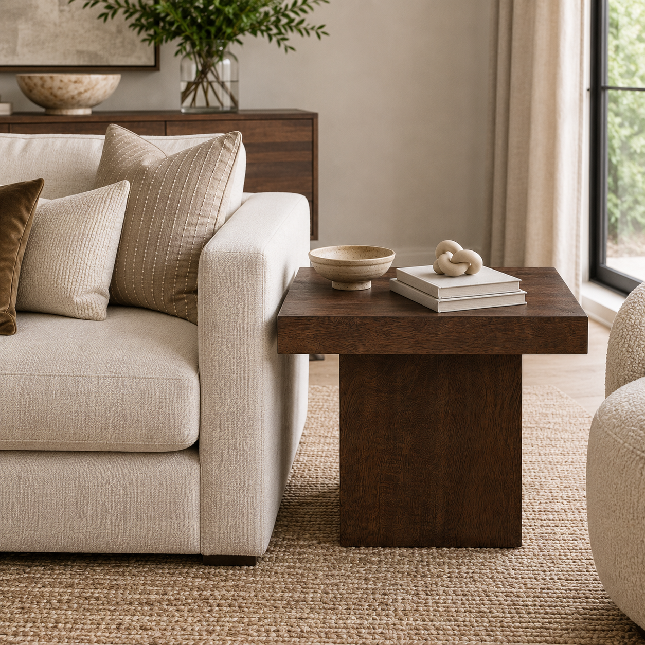 BMC Padula Brown Oak End Table