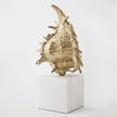 Global Views Brass Spider Conch Shell Sculpture