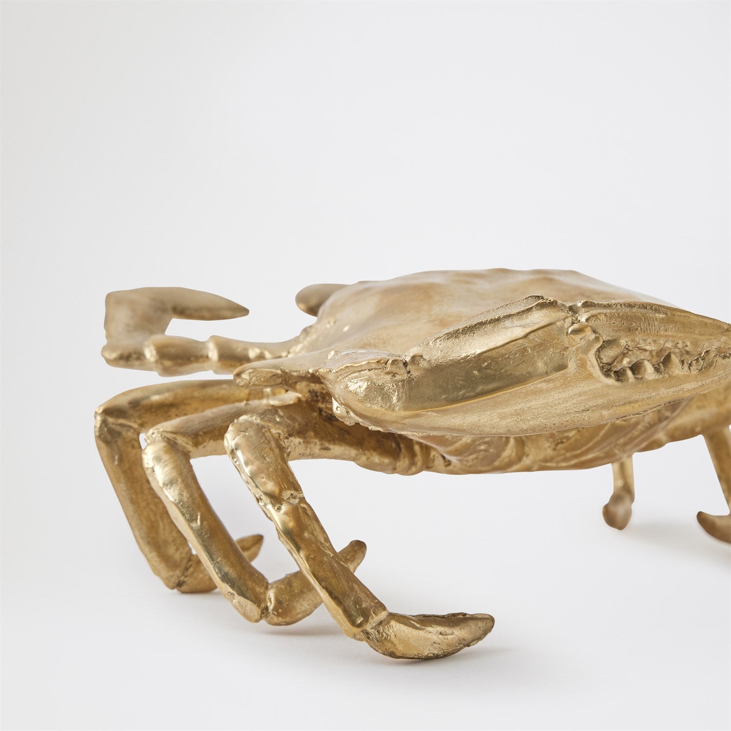 Global Views Brass Crab Sculpture