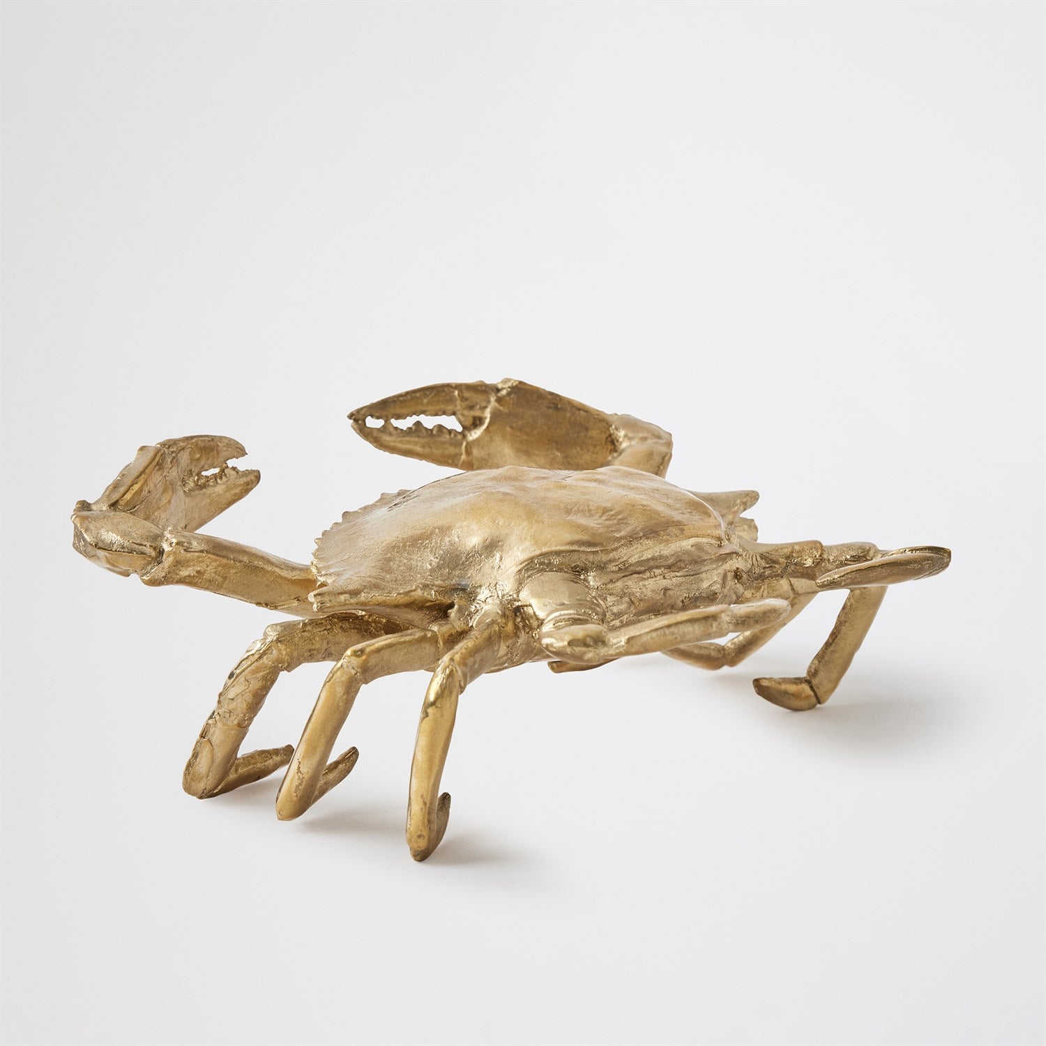 Global Views Brass Crab Sculpture