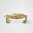 Global Views Brass Crab Sculpture
