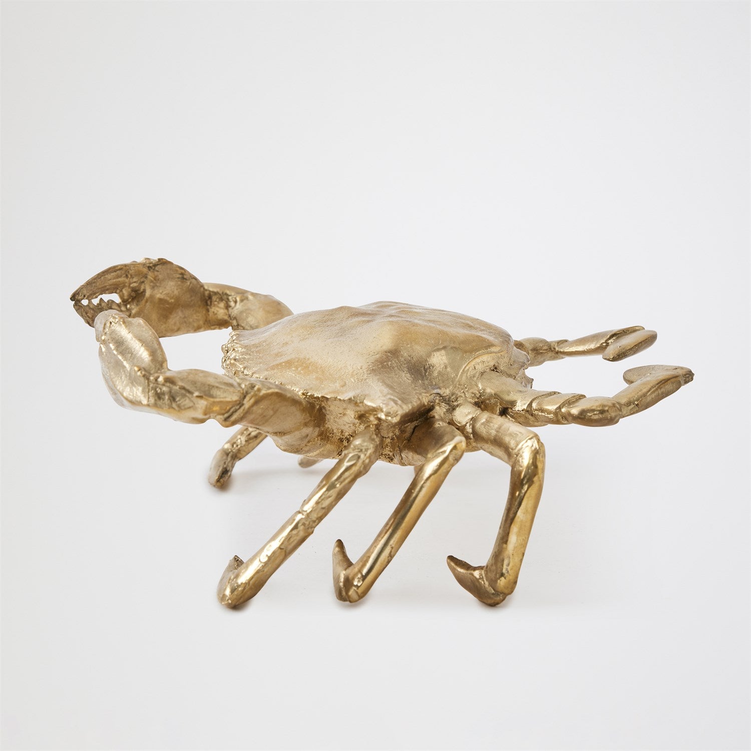 Global Views Brass Crab Sculpture