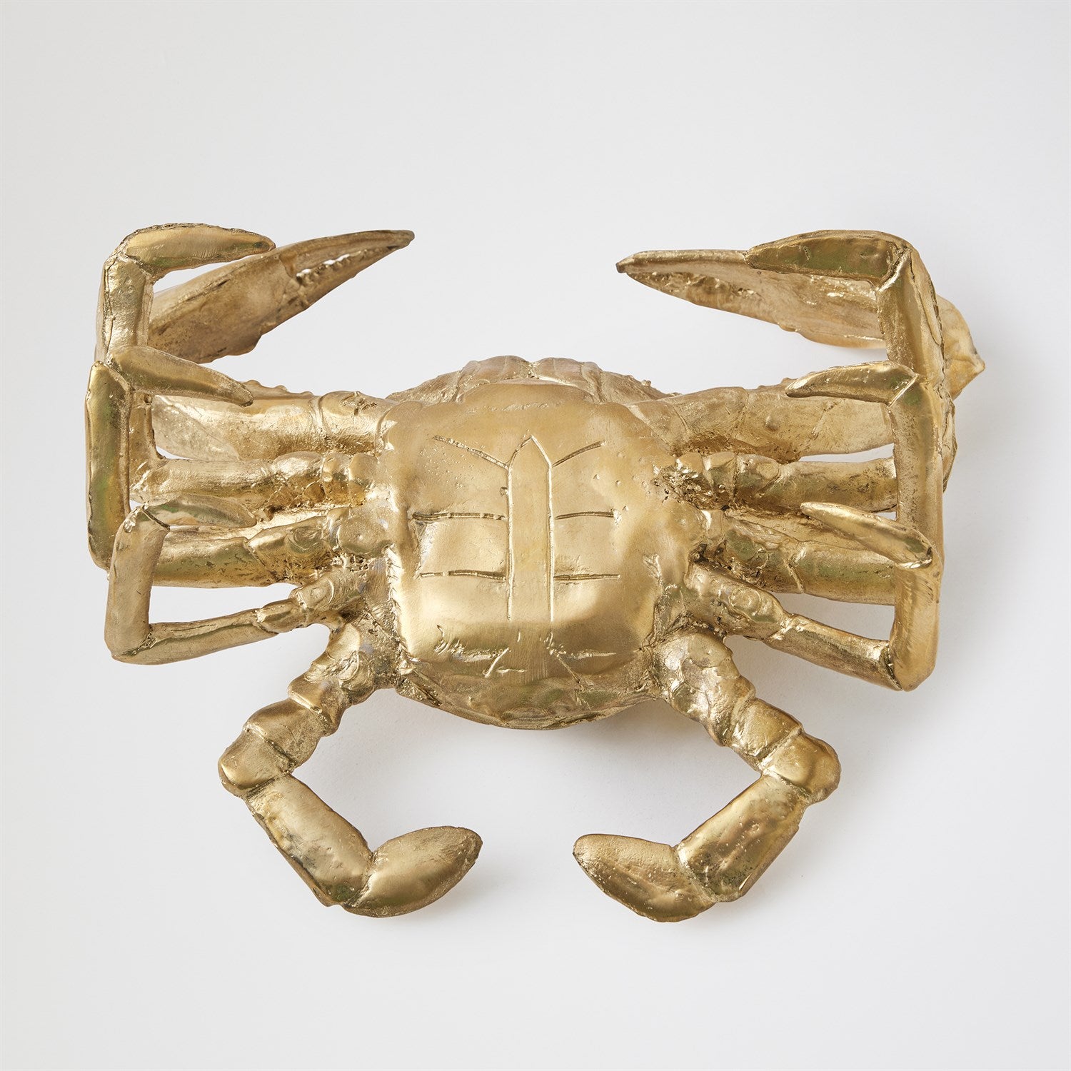 Global Views Brass Crab Sculpture
