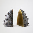 Global Views Bronze/Brass Biomorphic Bookends