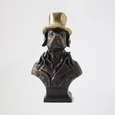 Global Views Labrador Brass Hat