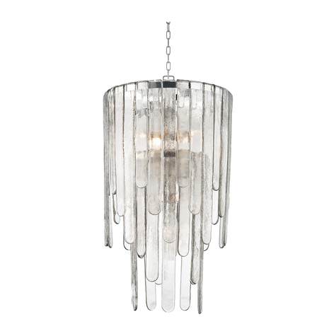 Hudson Valley Lighting Fenwater 9 Light 20 inch Polished Nickel Chandelier Ceiling Light