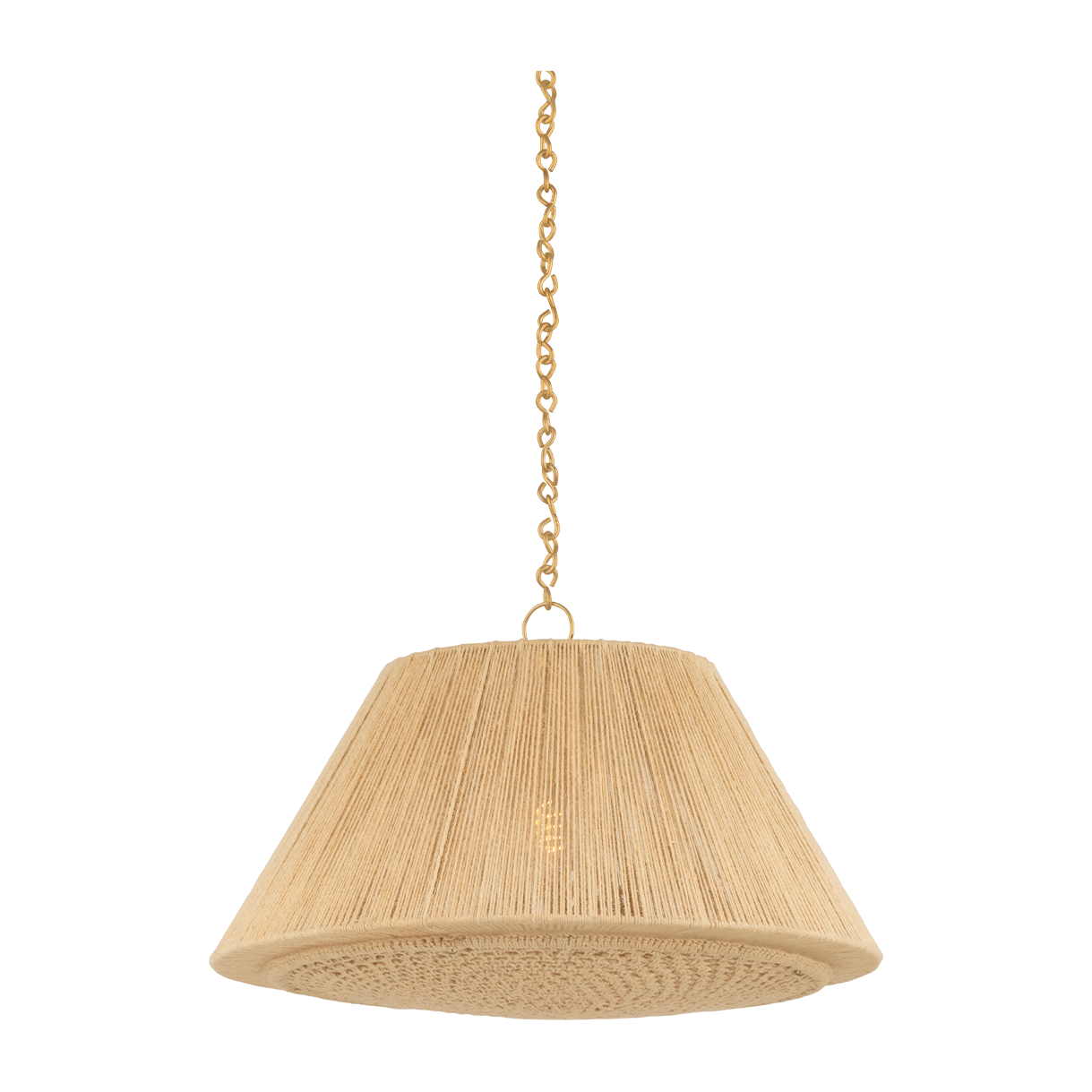 Hudson Valley Lighting Mystic 1 Light 24 inch Aged Brass Pendant Ceiling Light