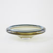 Global Views Blue Topaz Rolled Lip Bowl