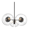 Hudson Valley Lighting Kert 6 Light 38.75 inch Black Brass Chandelier Ceiling Light