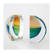 Global Views Blue Split Vase Bookend