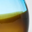 Global Views Topaz Blue Oval Vase