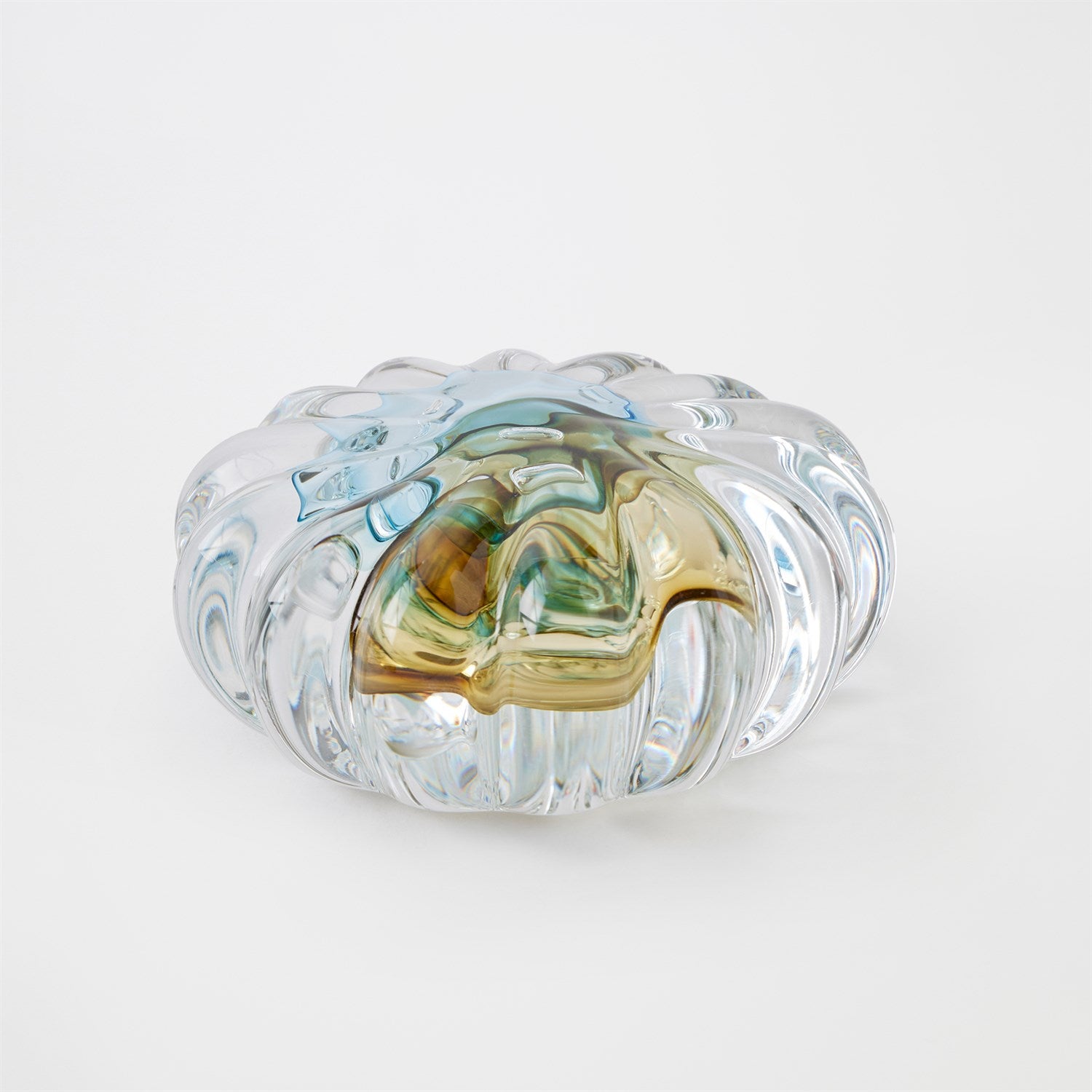 Global Views Blue Topaz Anemone Sculpture